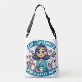 Sac Ajustable Cute Profession féministe Enfant Chat Lady Harris (Dos)