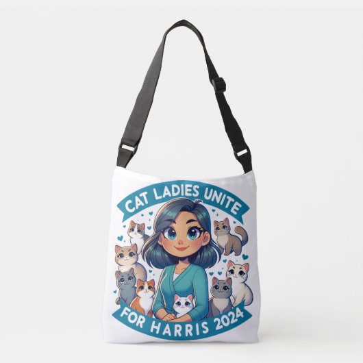 Sac Ajustable Cute Profession féministe Enfant Chat Lady Harris (Devant)