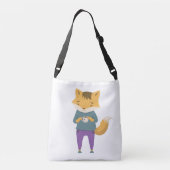 Sac Ajustable Cute renard avec tasse de thé (Dos)