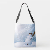 Sac Ajustable Cute Snowman dans Pastel Blues (Dos)