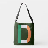 Sac Ajustable D Monogramme superposé sur le drapeau irlandais cb (Dos)
