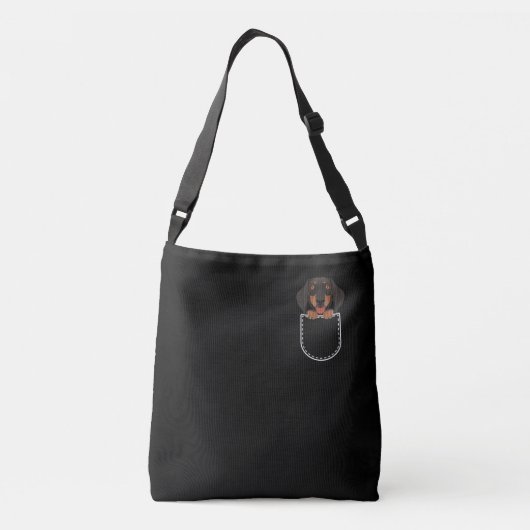 Sac Ajustable Dachshund Dans La Poche Du Sein (Dos)