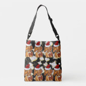 Sac Ajustable Dachshund rouge (Dos)