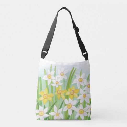 Sac Ajustable Daffodiques de printemps Jaune et blanc (Devant)