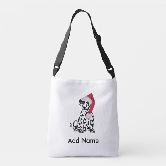 Sac Ajustable Dalmatien de Noël Personnalisé (Dos)
