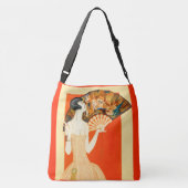 Sac Ajustable dame art déco avec ventilateur (Dos)