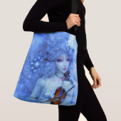 Sac Ajustable Dame en bleu (De près)