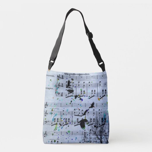 Sac Ajustable Dans Les Corbeaux De Musique (Dos)