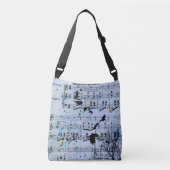 Sac Ajustable Dans Les Corbeaux De Musique (Devant)