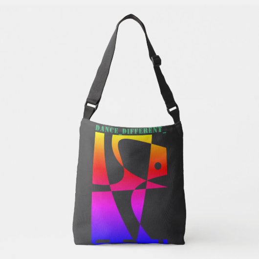Sac Ajustable DANSE_DIFFÉRENT_ Gris arc-en-ciel (Devant)