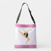 Sac Ajustable Danse fourre-tout, nom personnalisé (Dos)