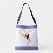 Sac Ajustable Danse fourre-tout, nom personnalisé. Le double a (Dos)