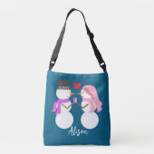 Sac Ajustable Darling Snowpeople in Love: Deep Sea Blue (Dos)