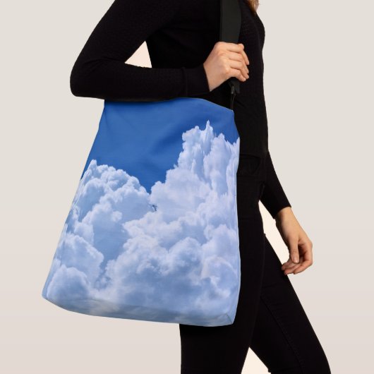 Sac Ajustable De beaux nuages blancs bouffants (De près)