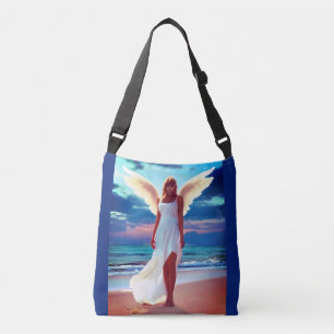 Sac Ajustable De belles femmes avec des ailes d'ange sur une pla