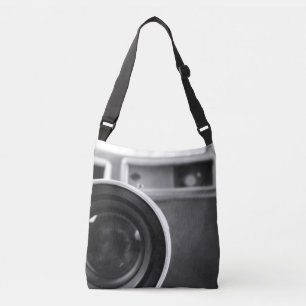 Sac Ajustable Décalage de la caméra Vintage noir et blanc