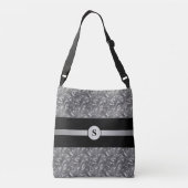 Sac Ajustable Décoratif personnalisé gris et noir (Dos)