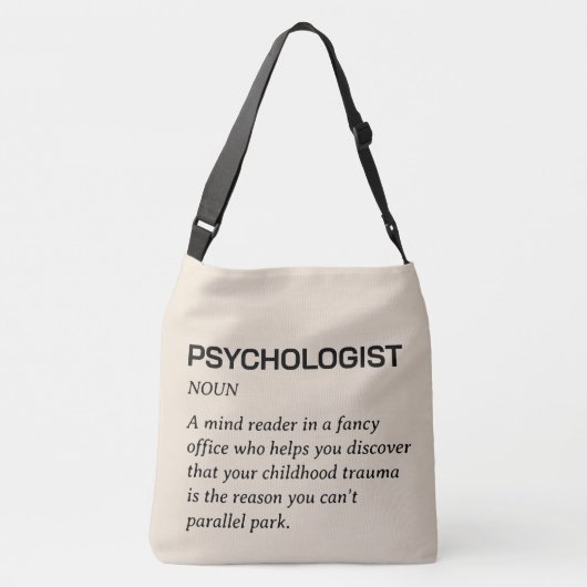 Sac Ajustable Définition du psychologue (Dos)