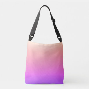 Sac Ajustable Dégradé coloré rose pêche et violet qui s'estompe