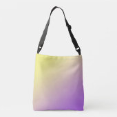 Sac Ajustable Dégradé du bloc de couleurs jaune à violet (Dos)