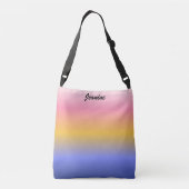 Sac Ajustable Dégradé rose jaune et bleu (Dos)