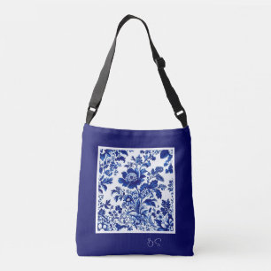 Sac Ajustable delft bleu élégant Floral moderne