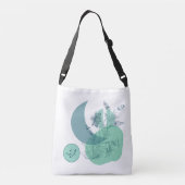 Sac Ajustable Délicieuse Fourre-tout florale vert printemps (Dos)