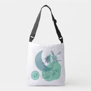 Sac Ajustable Délicieuse Fourre-tout florale vert printemps