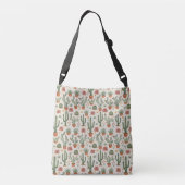 Sac Ajustable Desert Cacti Succulent Seamless Pattern (Dos)