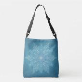 Sac Ajustable Design boho bleu et turquoise moderne (Dos)