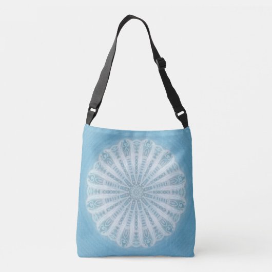 Sac Ajustable Design boho bleu et turquoise moderne (Dos)