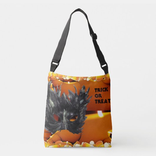 Sac Ajustable Design de masque gothique noir (Devant)