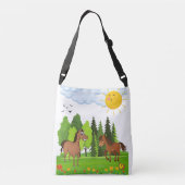Sac Ajustable Design de petits chevaux pour les enfants (Dos)