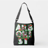 Sac Ajustable Design de texte Cool arboriste vert et rouge (Devant)