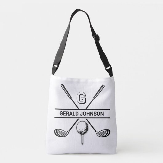 Sac Ajustable Design élégant de monogramme de golf (Dos)