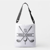 Sac Ajustable Design élégant de monogramme de golf (Devant)