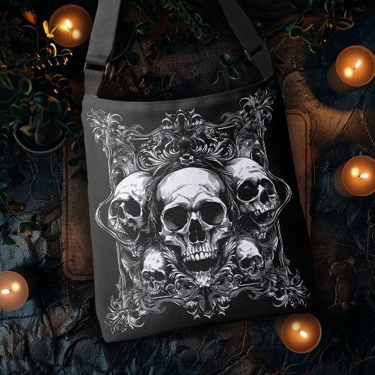 Sac Ajustable Design gothique du crâne
