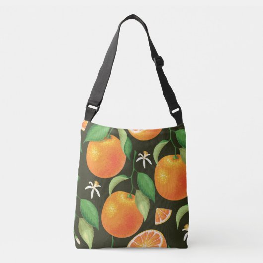 Sac Ajustable Design motif orange transparent. (Devant)