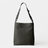 Sac Ajustable Design pois vert sur noir (Dos)