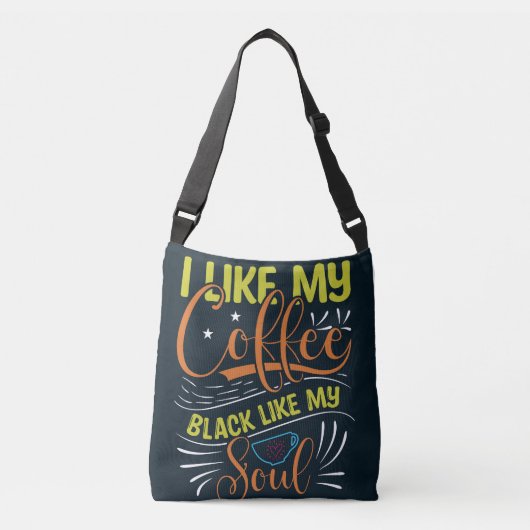 Sac Ajustable Design T-shirt Café (Devant)