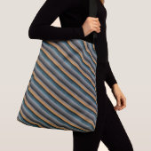 Sac Ajustable Dessin abstrait MODERNE en vert noir gris clair (De près)