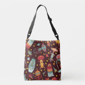 Sac Ajustable Dessin Alien : Espace Vintage (Dos)