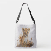 Sac Ajustable dessin d'aquarelle safari - lion king (Dos)