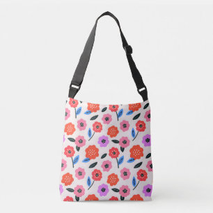 Sac Ajustable Dessin de fleurs à la main motif