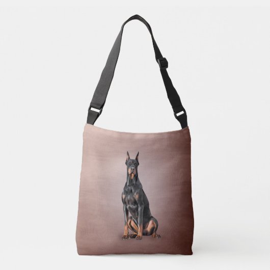 Sac Ajustable Dessin Doberman (Devant)