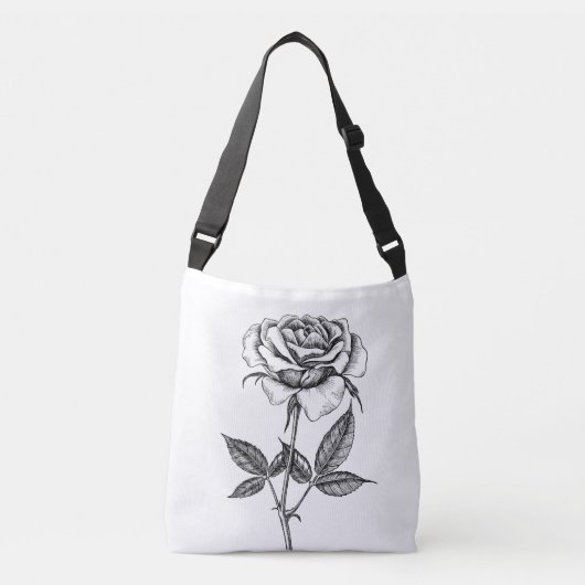 Sac Ajustable dessin rose (Devant)