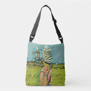 Sac Ajustable dessin vintage de crème glacée