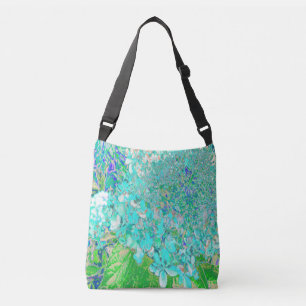 Sac Ajustable Détail élégant d'hydrangea Aqua et Limelight Vert