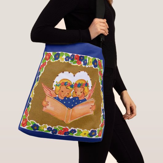 Sac Ajustable deux anges chantant (De près)