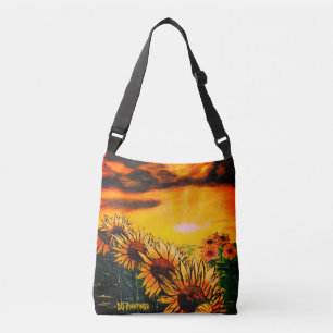 Sac Ajustable DG Paintings Champs de Tournesols Tote